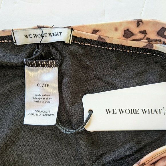 Weworewhat Emily Tortoise High-Waist Bikini Bottom - Picture 7 of 9